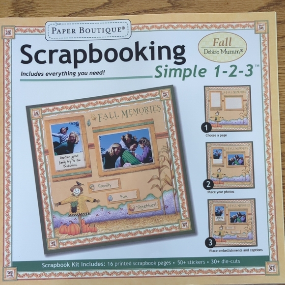 Set of 5 Scrapbooking Kits and Project Book - Picture 9 of 10